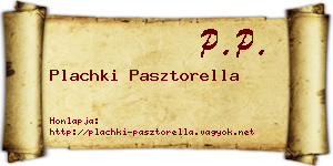 Plachki Pasztorella névjegykártya